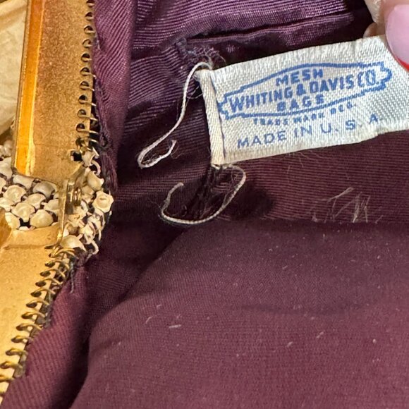 Vintage Mesh Whiting and Davis Small Clutch - Picture 4 of 12